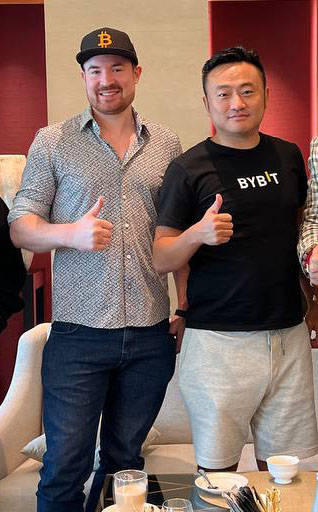 Dirk with Bybit  CEO Ben Zhou